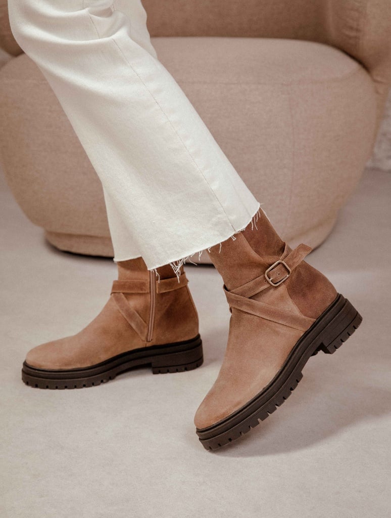 Botas Planas : Ally - Taupe Fuji