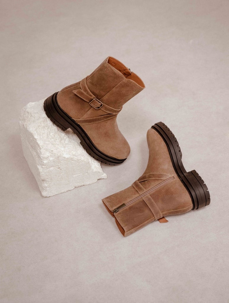 Botas Planas : Ally - Taupe Fuji