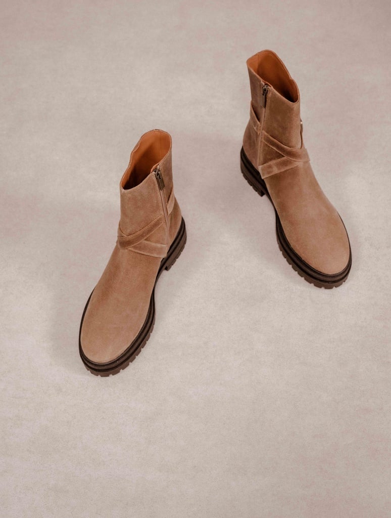 Botas Planas : Ally - Taupe Fuji
