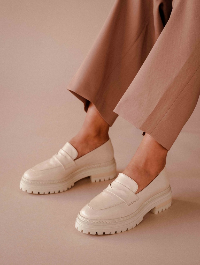 Mocasines y Derbies : Amalia - Beige