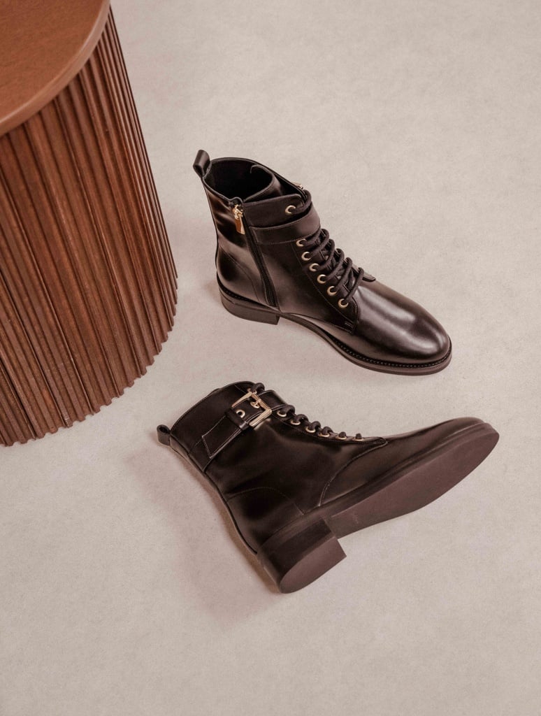 Botas Planas : Billie - Noir Intense