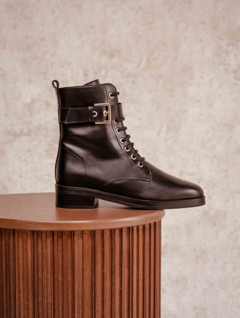 Botas Planas : Billie - Noir Intense
