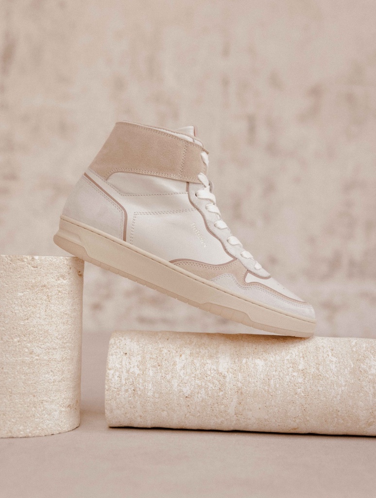 Shoes - Tomi - Blanc Cassé & Kaki Cendré - Bobbies