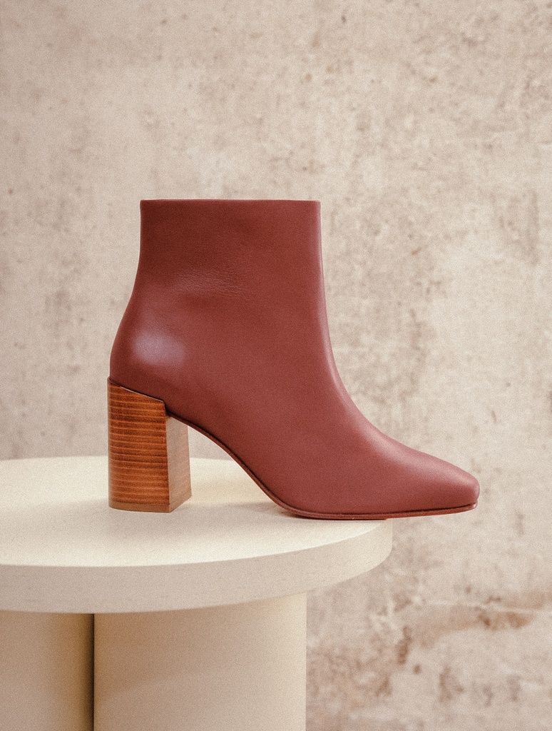 Botas de Tacón : Carla - Camel Praliné