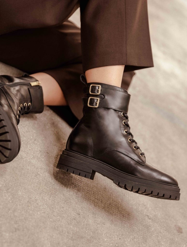 Botas Planas : Ellie - Noir Passion