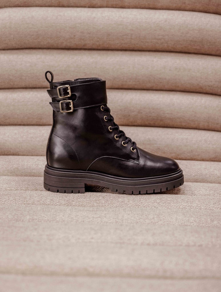 Botas Planas : Ellie - Noir Passion