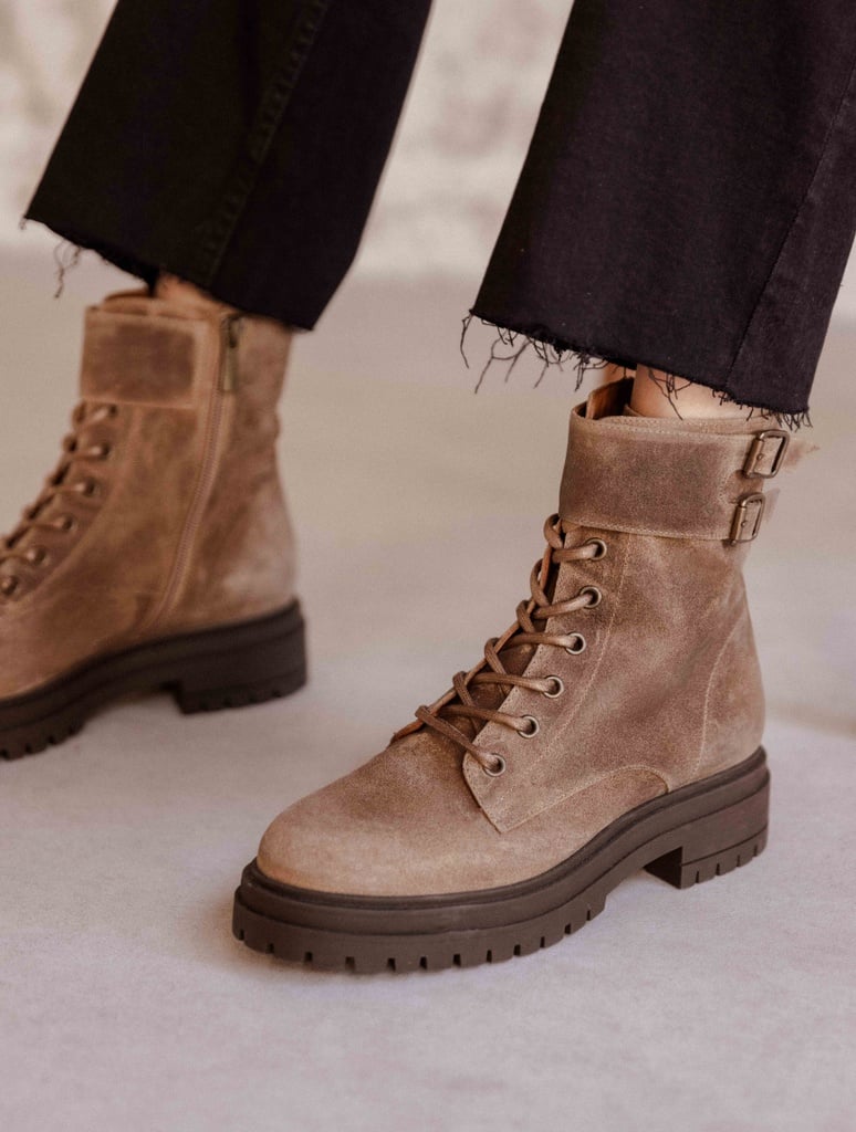 Botas Planas : Ellie - Taupe Fuji