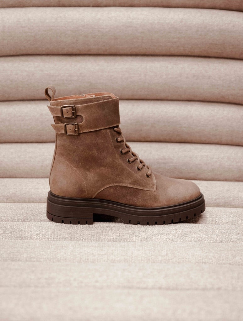 Botas Planas : Ellie - Taupe Fuji