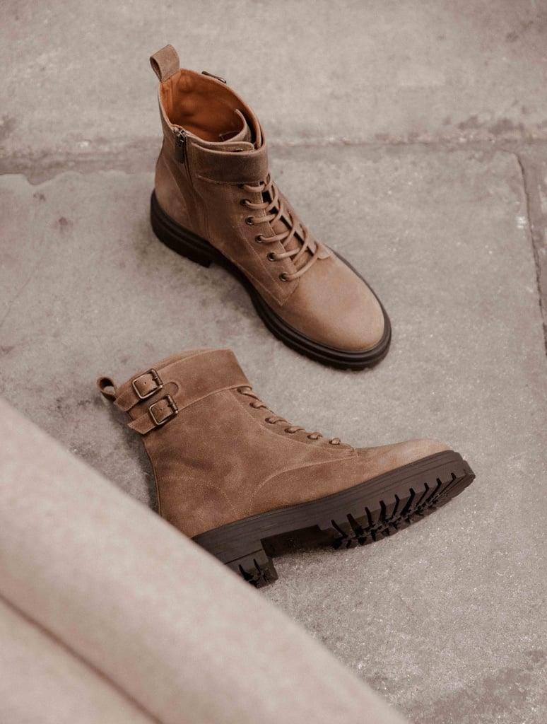 Botas Planas : Ellie - Taupe Fuji