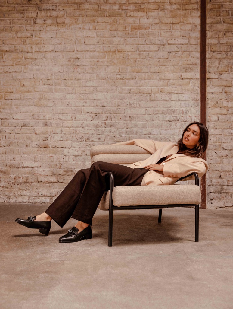 Mokassins & Derbys : Esther - Noir Passion