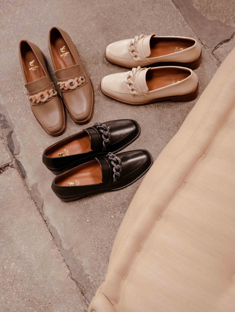 Mokassins & Derbys : Esther - Noir Passion