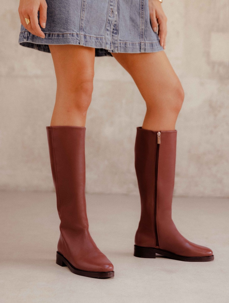 Bottes & Cuissardes : Giulia - Camel Praliné