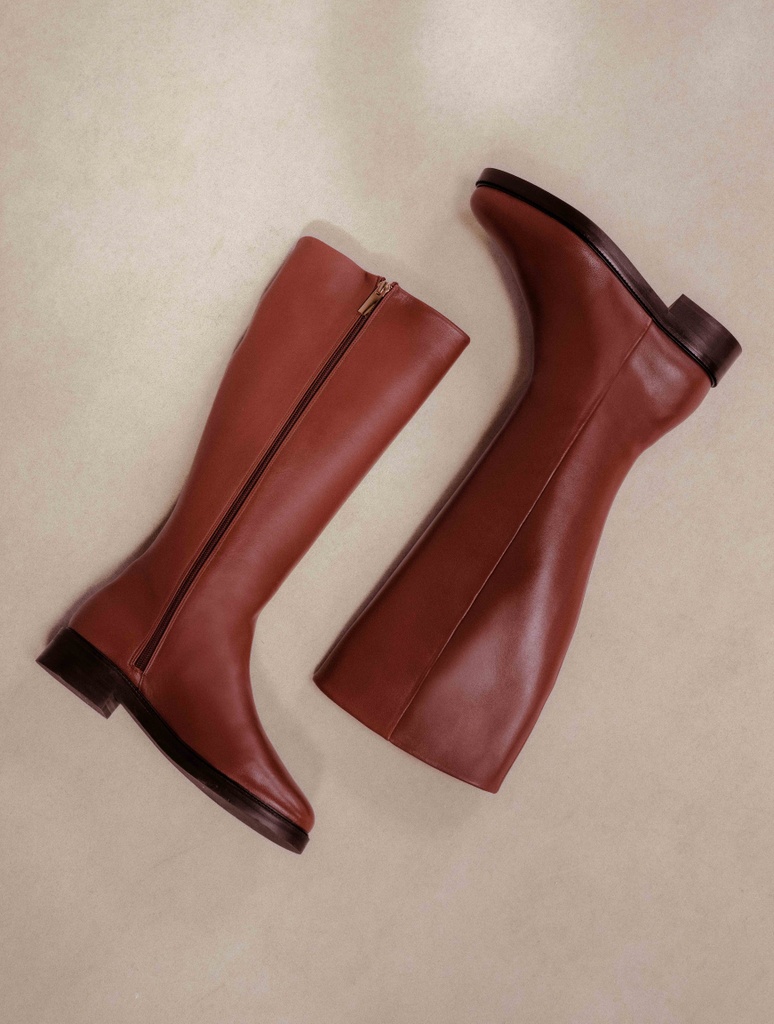 Bottes & Cuissardes : Giulia - Camel Praliné