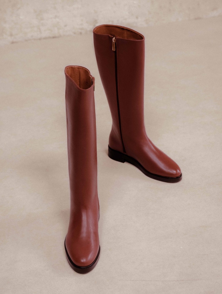 Bottes & Cuissardes : Giulia - Camel Praliné
