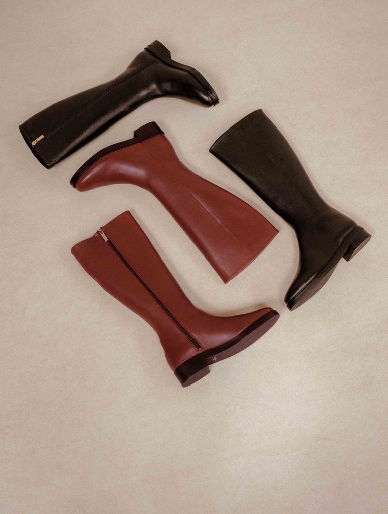 Bottes & Cuissardes : Giulia - Camel Praliné