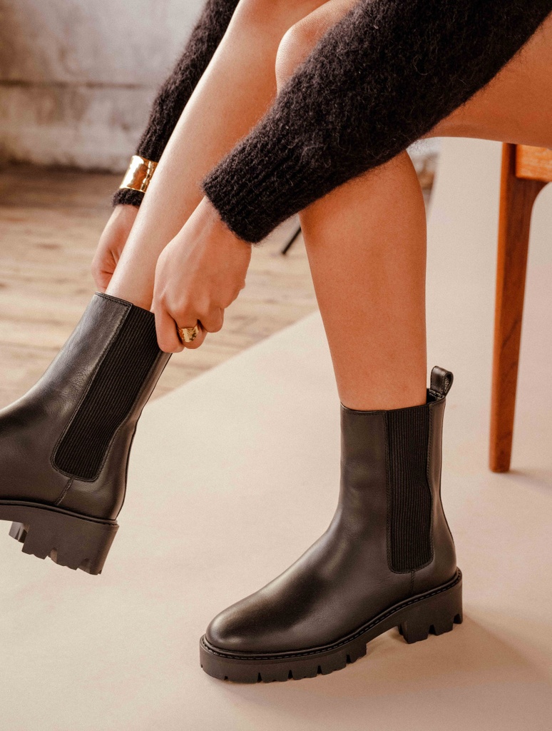 Boots Plates : Ivy - Noir Passion