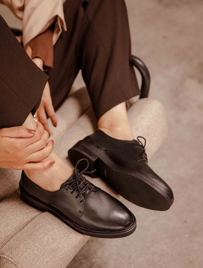 Mokassins & Derbys : Joan - Noir Passion