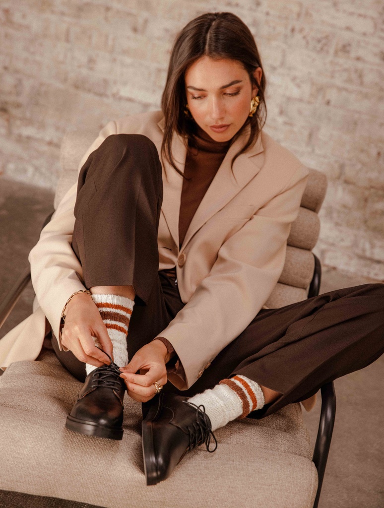 Mokassins & Derbys : Joan - Noir Passion