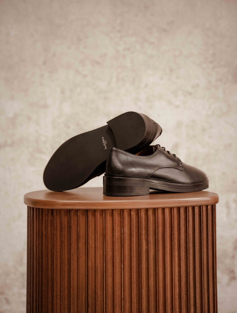 Mokassins & Derbys : Joan - Noir Passion