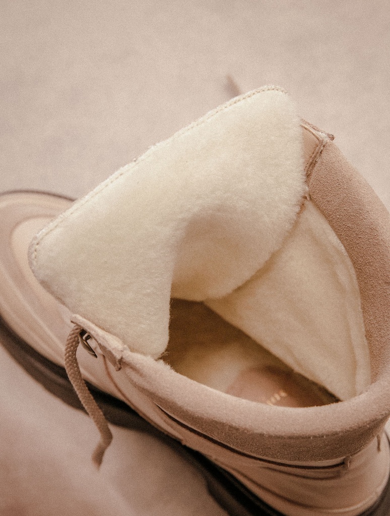 Botas Planas : Lexie - Beige
