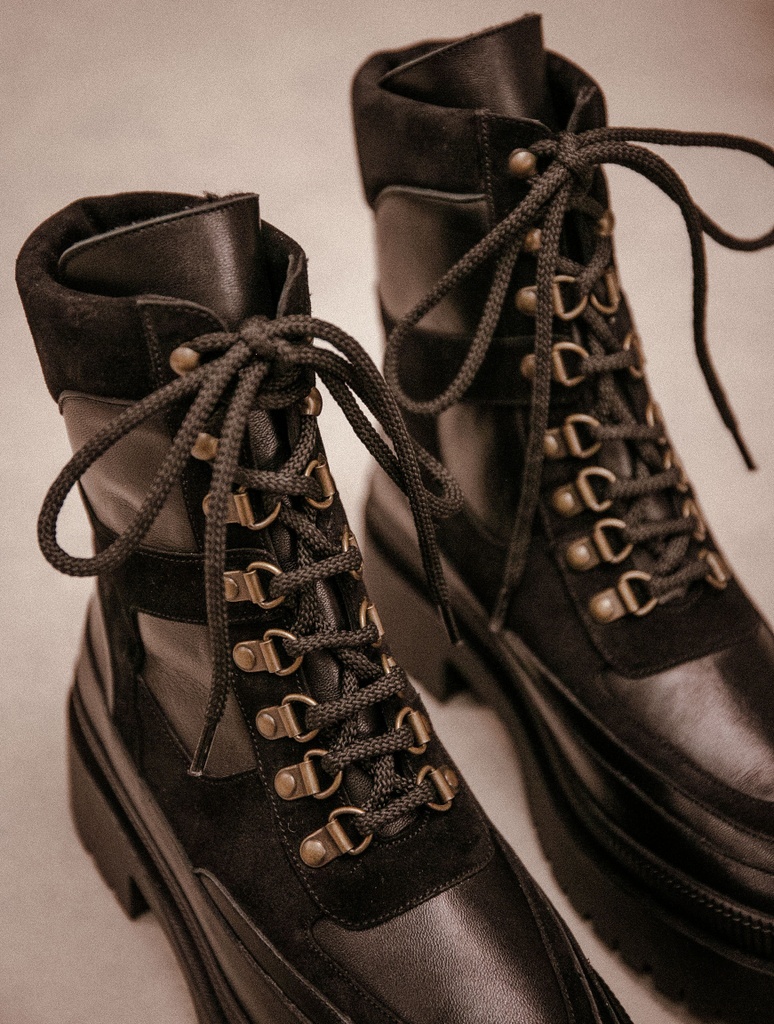 Botas Planas : Lexie - Noir Passion