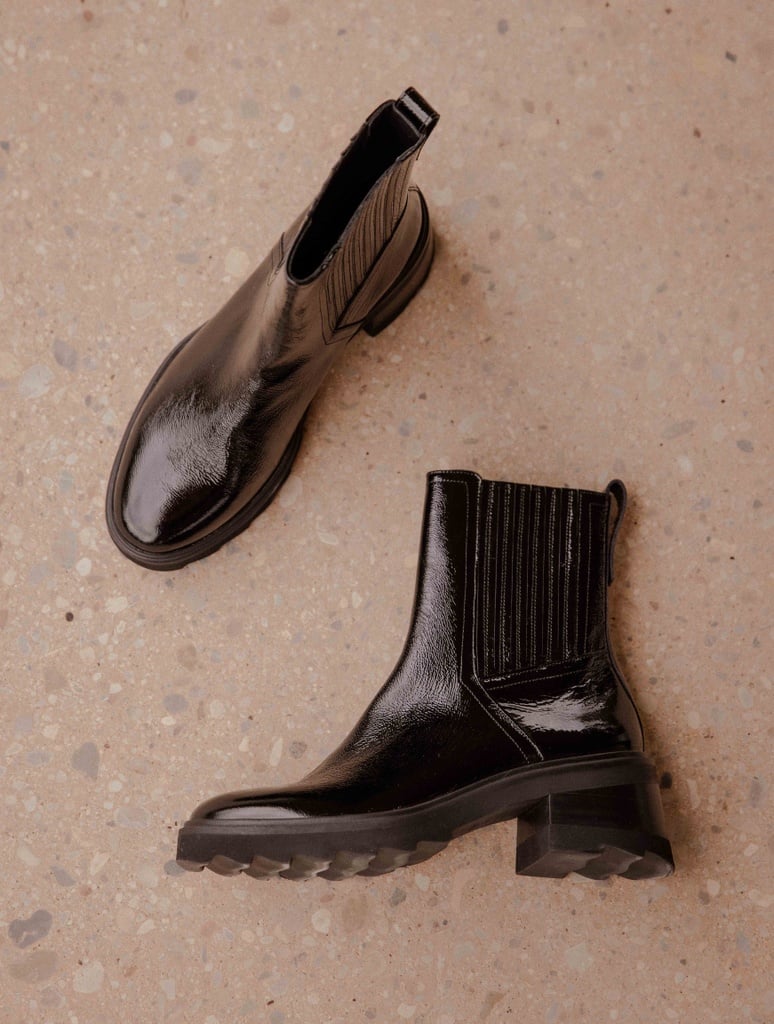 Boots Plates : Lison - Noir Vinyl