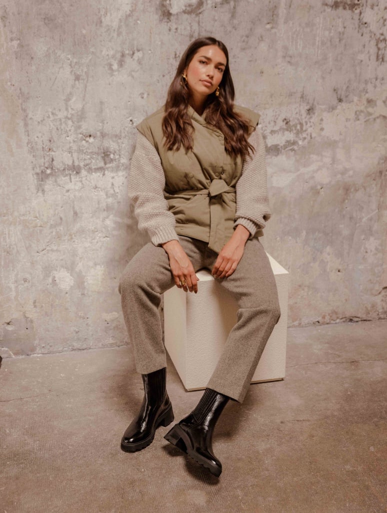 Boots Plates : Lison - Noir Vinyl