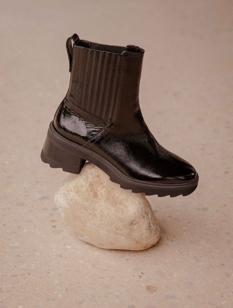 Boots Plates : Lison - Noir Vinyl