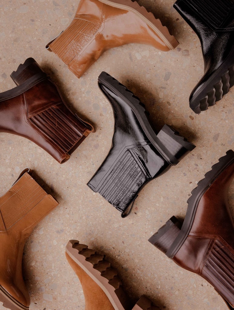 Boots Plates : Lison - Noir Vinyl