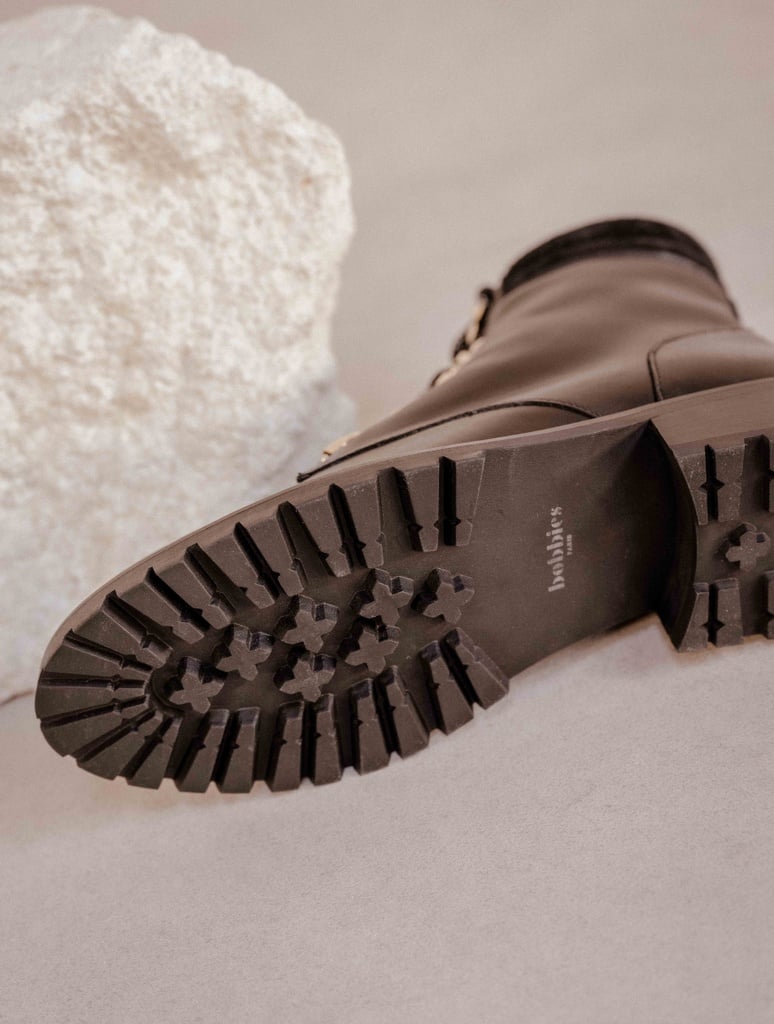 Flat Boots : Mandaree - Noir Intense