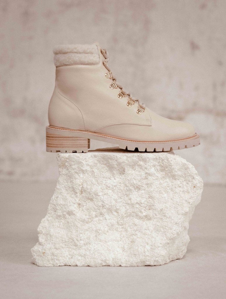 Flat Boots : Mandaree - Beige