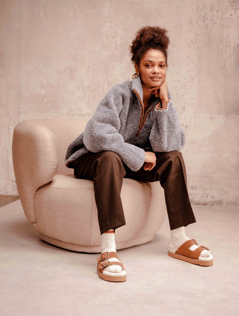 Flache Sandalen : Moon - Écureuil