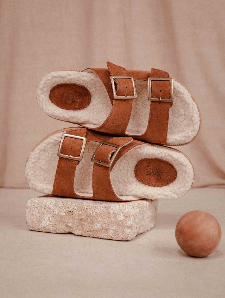 Flache Sandalen : Moon - Écureuil