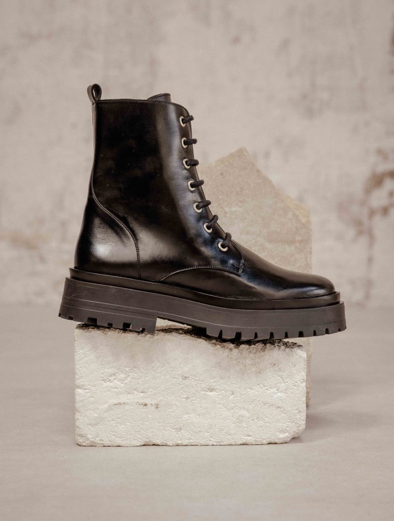 Botas Planas : Maxime - Noir Intense