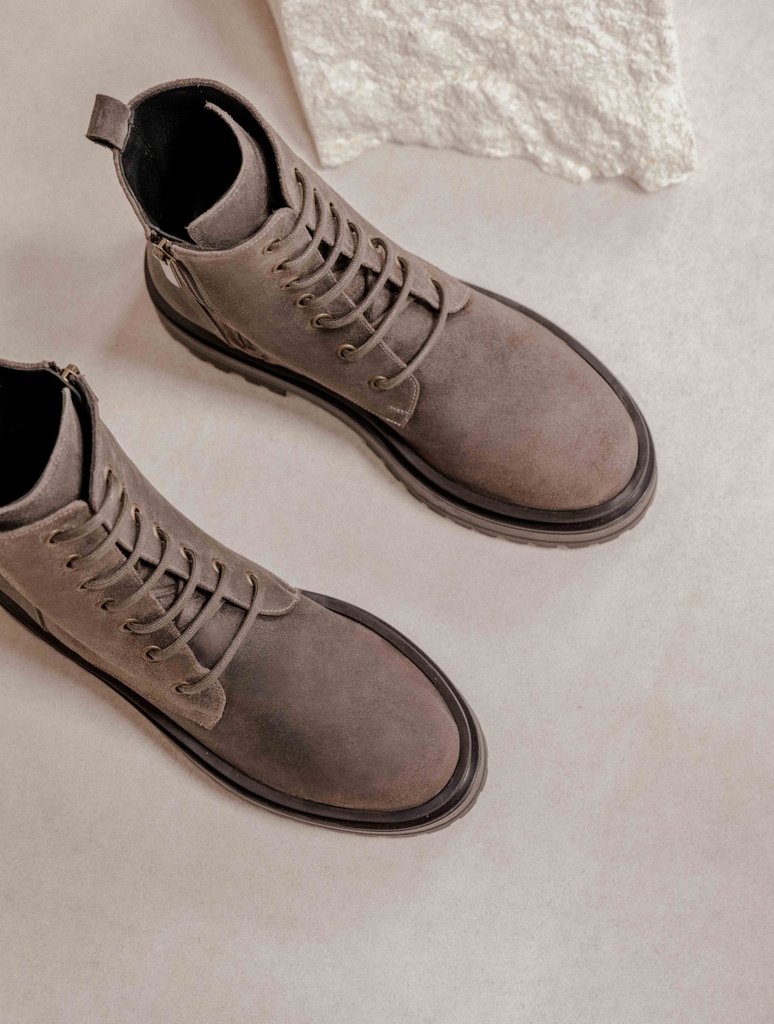 Botas Planas : Maxime - Gris Cendré
