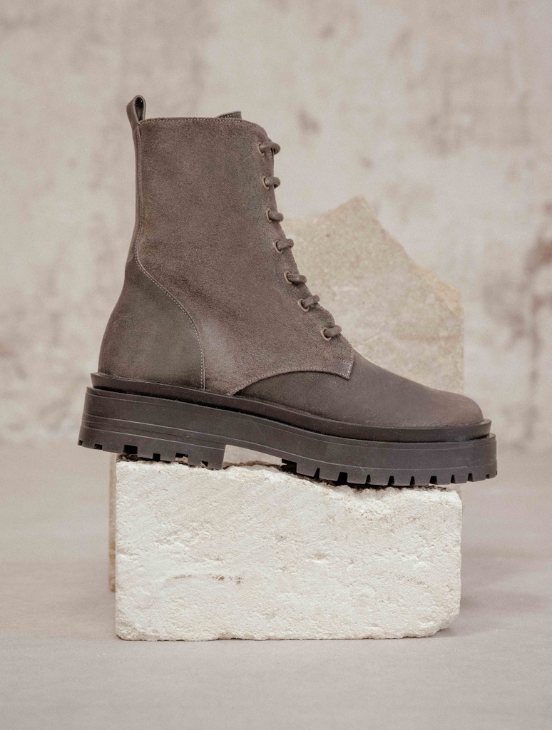 Botas Planas : Maxime - Gris Cendré