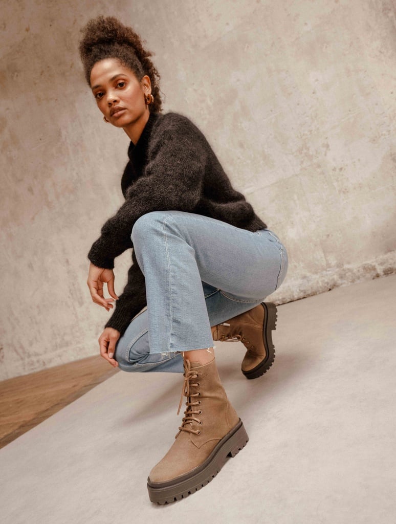 Botas Planas : Maxime - Taupe Fuji