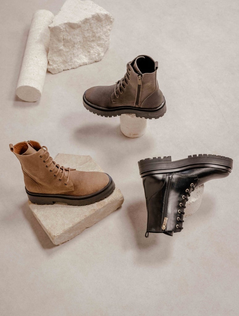 Botas Planas : Maxime - Taupe Fuji