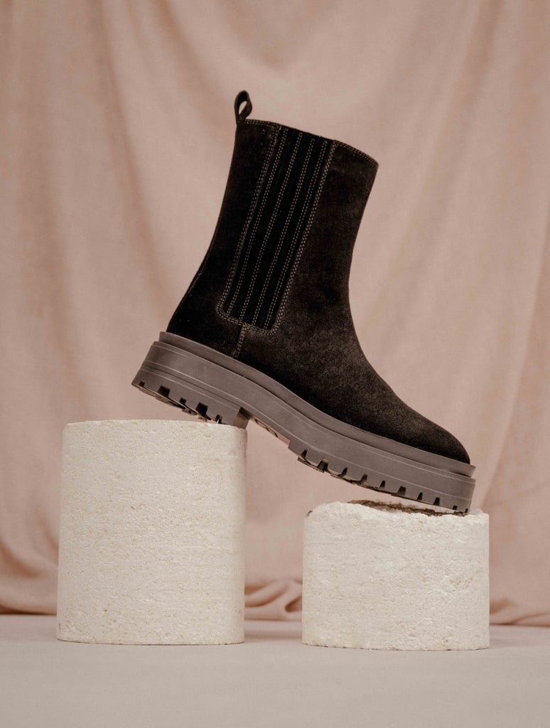 Flache Stiefel : Saori - Noir