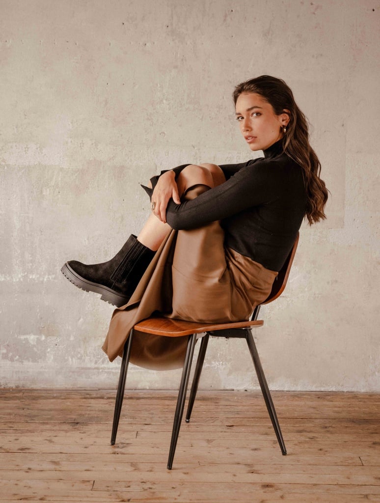 Flache Stiefel : Saori - Noir