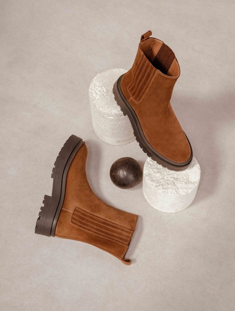 Flache Stiefel : Saori - Tabac