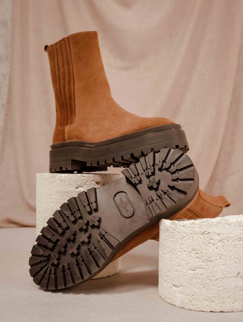 Flache Stiefel : Saori - Tabac