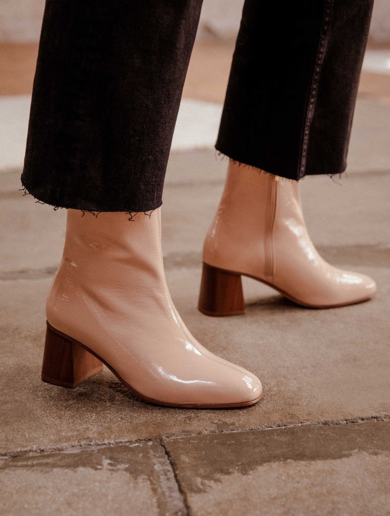 High-Heels Stiefel : Sarah - Latté