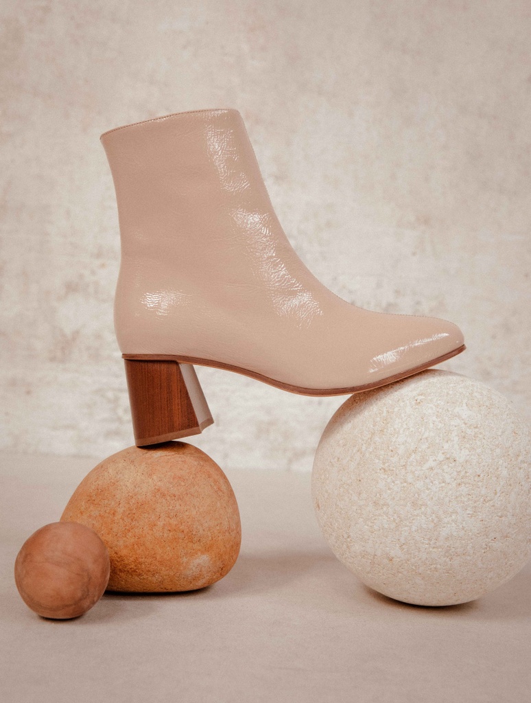 High-Heels Stiefel : Sarah - Latté