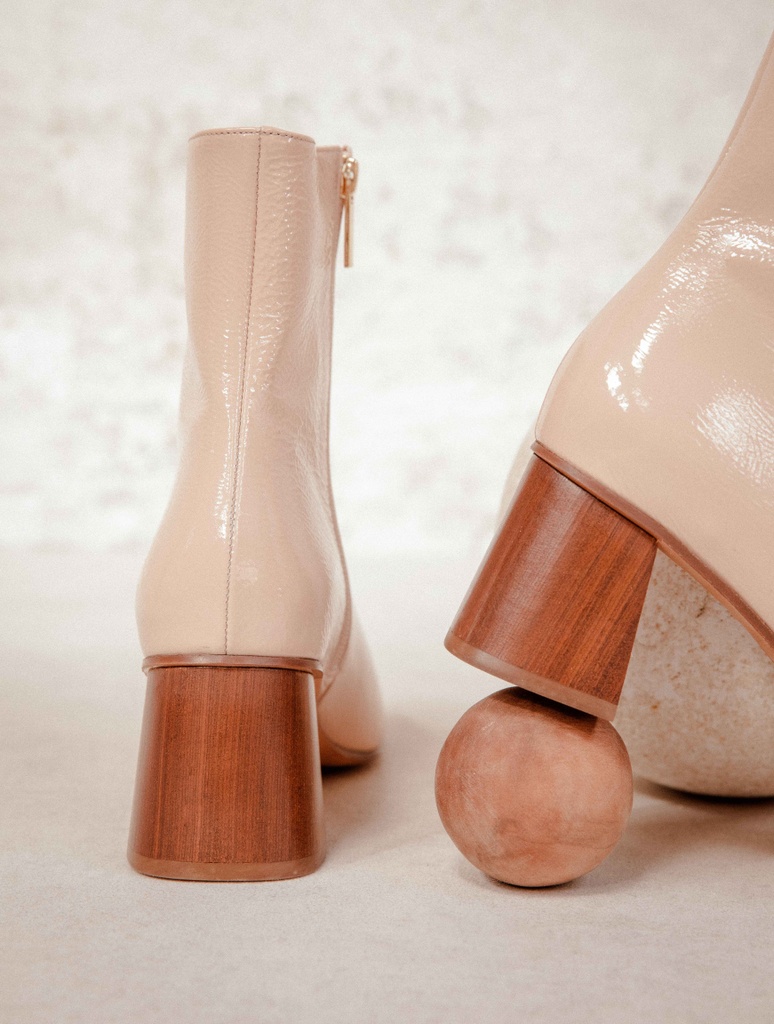 High-Heels Stiefel : Sarah - Latté