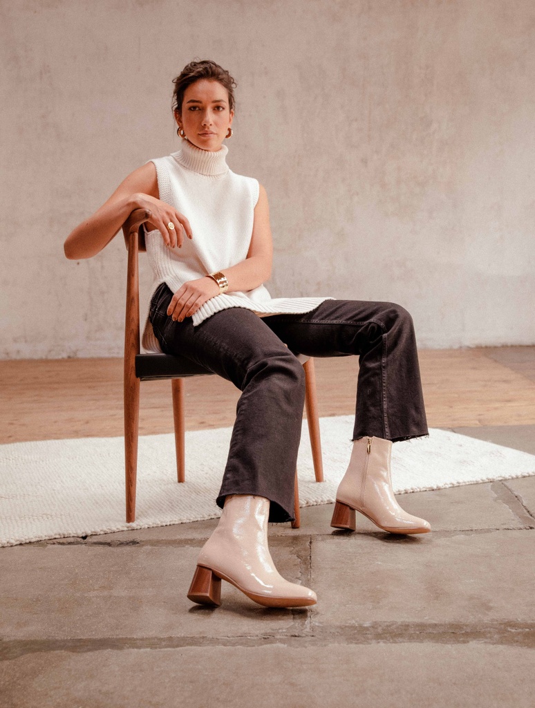 High-Heels Stiefel : Sarah - Latté