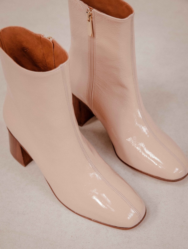 High-Heels Stiefel : Sarah - Latté