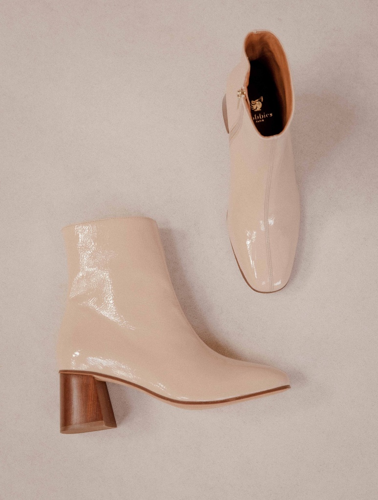 High-Heels Stiefel : Sarah - Latté