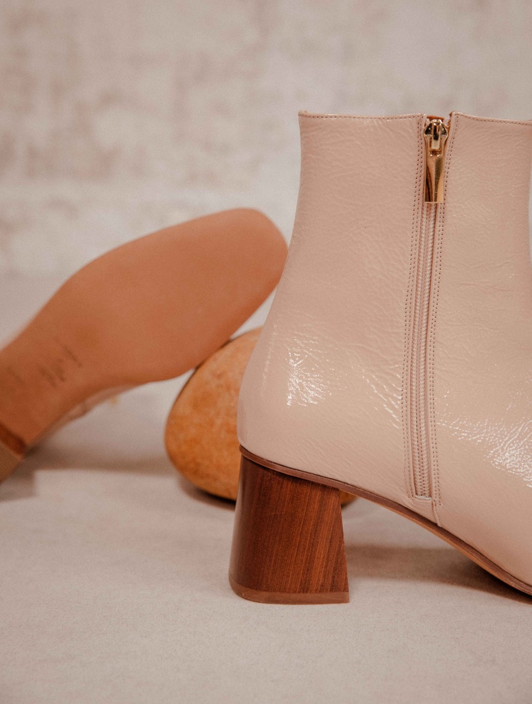 High-Heels Stiefel : Sarah - Latté