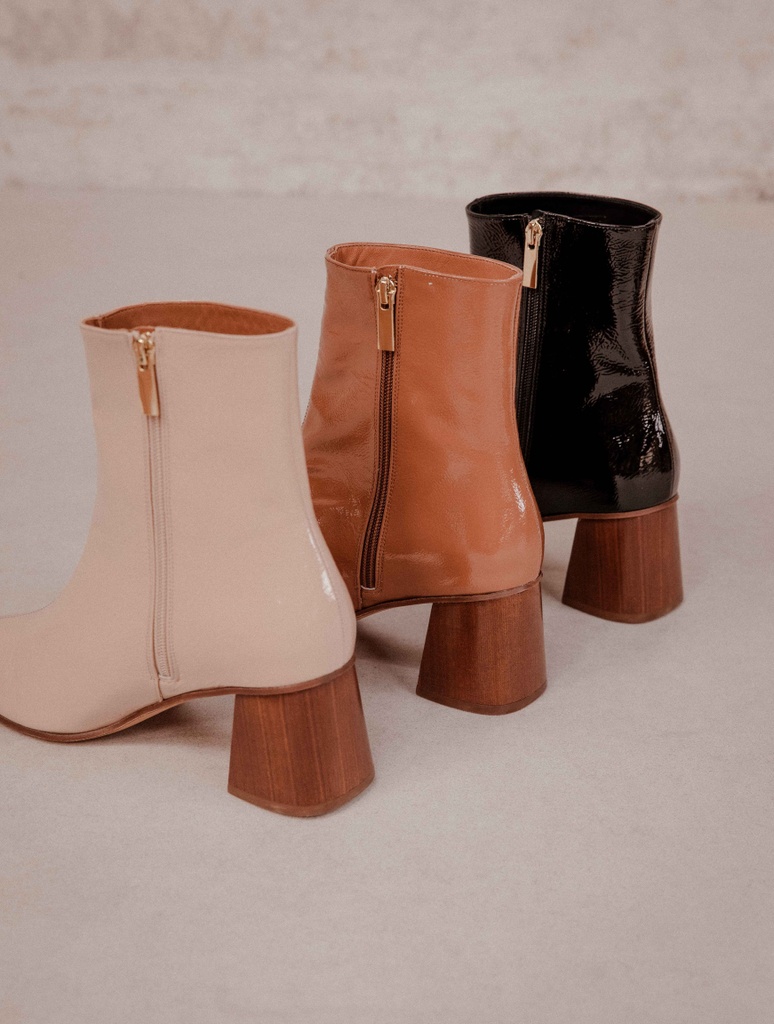 High-Heels Stiefel : Sarah - Latté